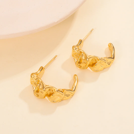 Ohrringe Golden Geometry