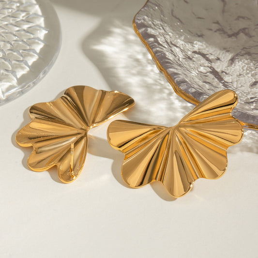 Ohrringe Golden Leaf