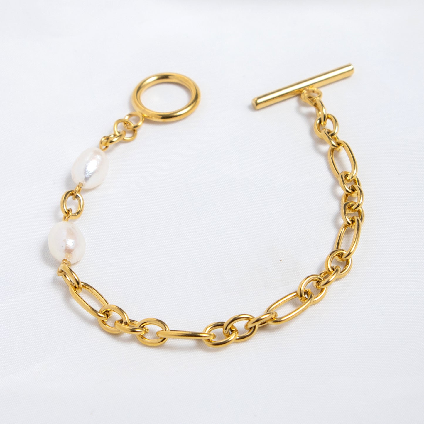 Armband Golden Pearl Chain