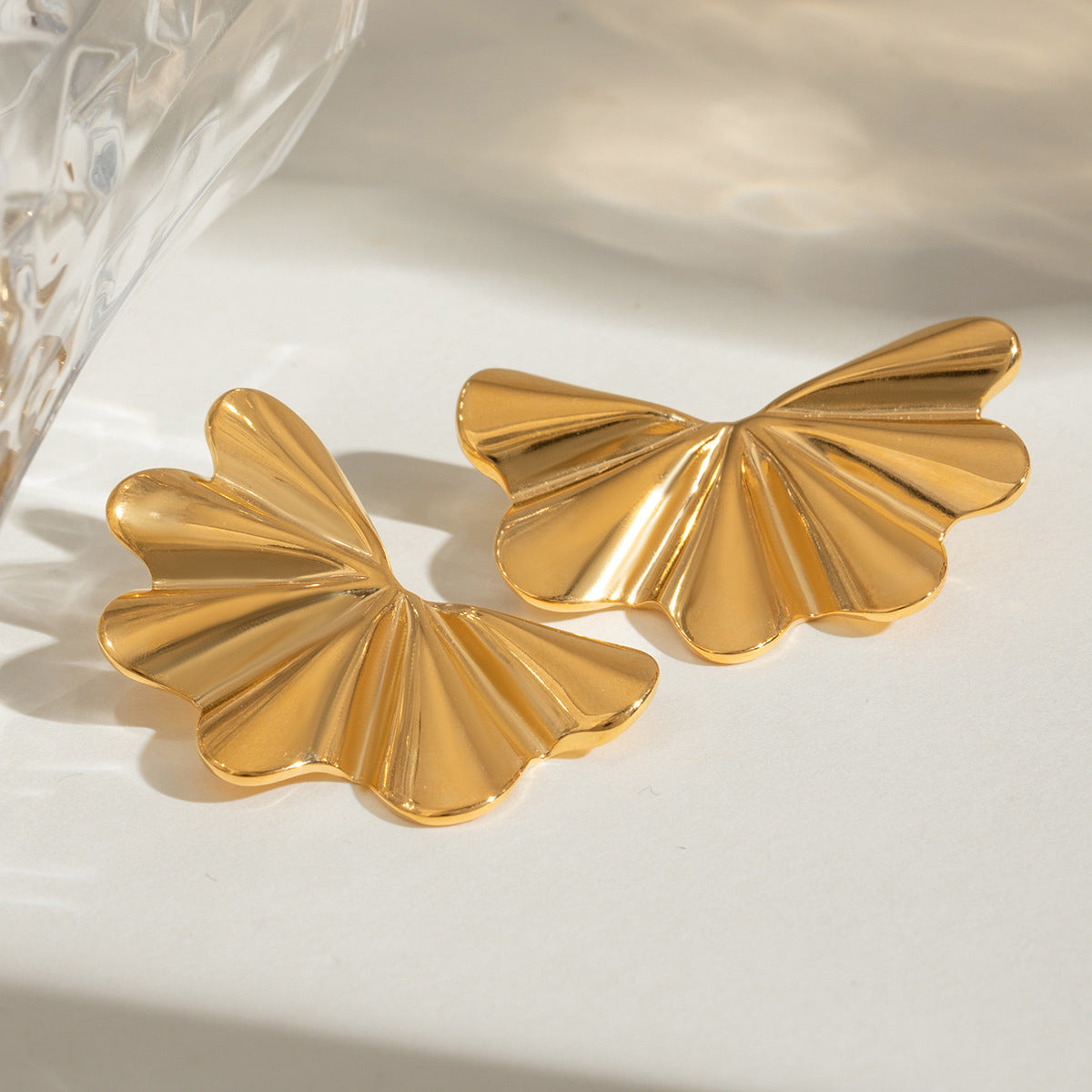 Ohrringe Golden Leaf