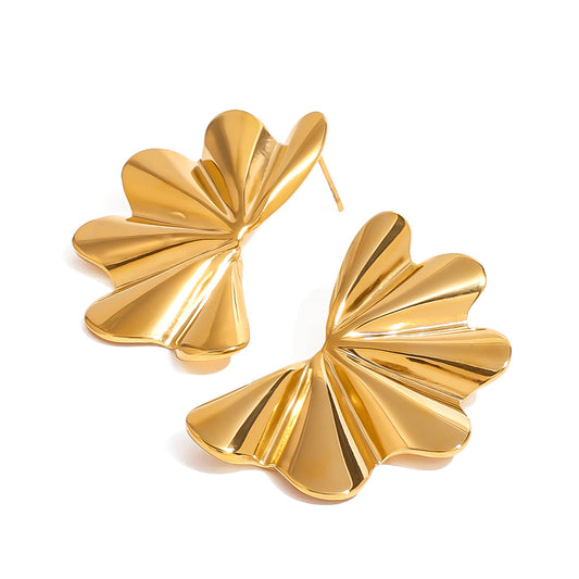 Ohrringe Golden Leaf