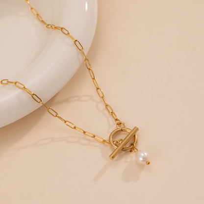Halskette Golden Pearl Link